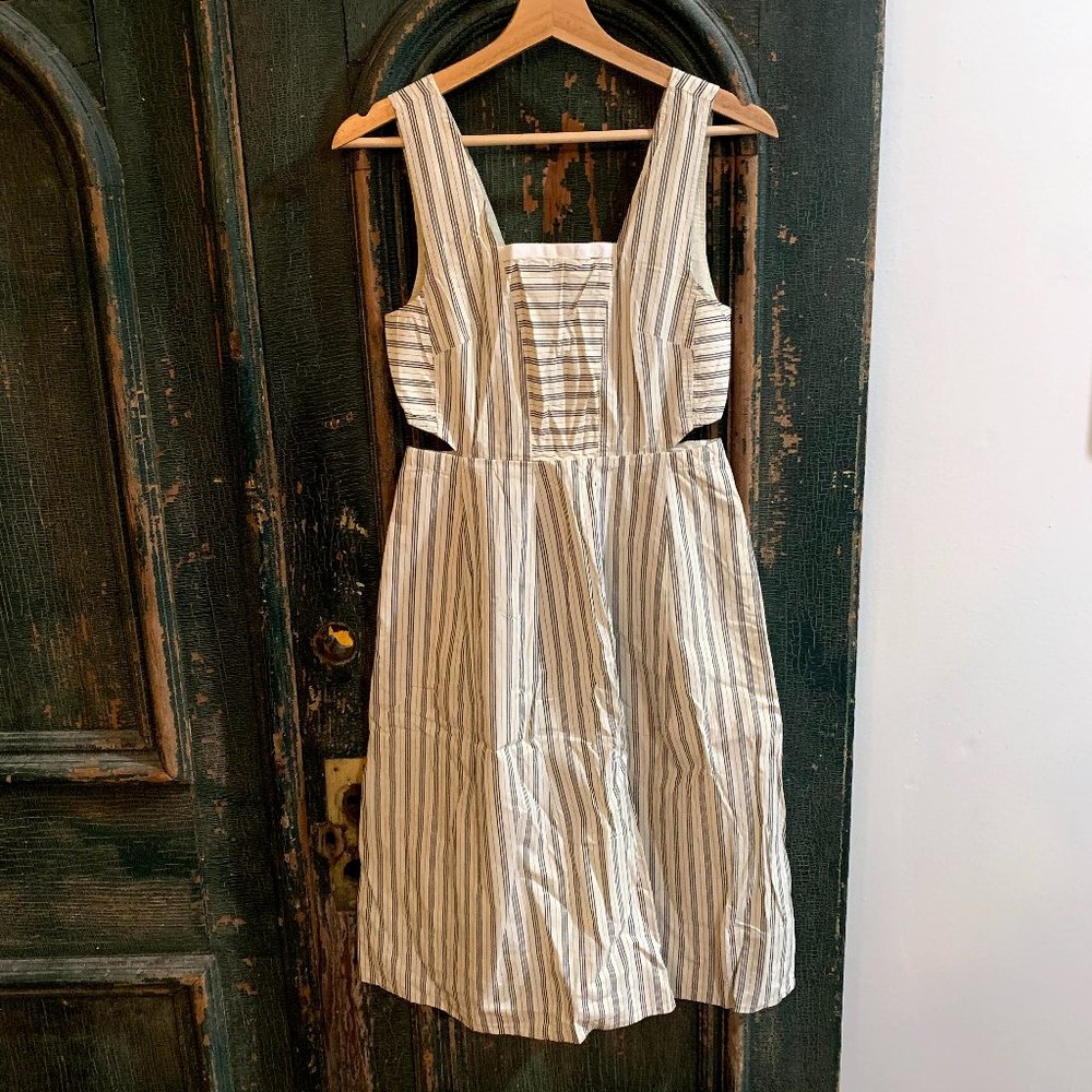 🚂 Madewell Cutout Sundress in Stripe Size 4 🚂